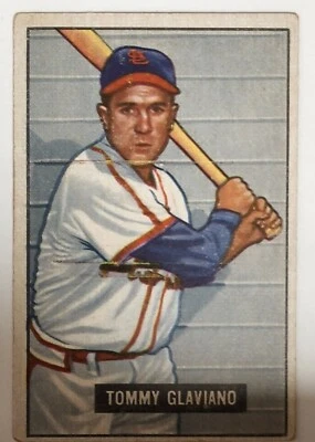 1951 Bowman Tommy Glaviano #301  - Image 1 of 2