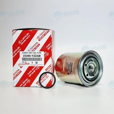 GENUINE TOYOTA LANDCRUISER 120 FUEL FILTER KDJ120 ENGINE 1KDFTV 2002-2009 - Image 1 of 3