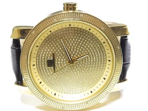 New Super-Techno Yellow 0.10ct White Diamond M-6231 with 2 extra straps Watch - Bild 1 von 6