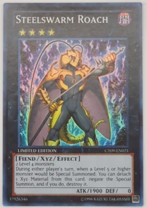 Steelswarm Roach - CT09-EN021 - Super Rare LE Yugioh - Picture 1 of 2