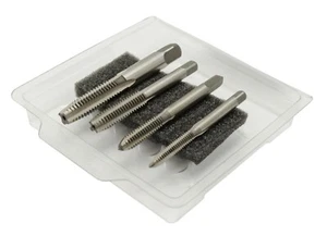 Carbon Steel Tap Set - 4 Piece 10-32, 1/4-28, 5/16-24, 3/8-24 - MD 772CBF - Picture 1 of 1