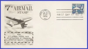 USA5 #C51 U/A FLEETWOOD FDC   Blue Jet - Picture 1 of 1