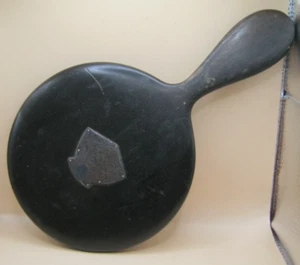 Espejo de mano Londres 1905 montado en plata de ley madera ebonizada - Imagen 1 de 4