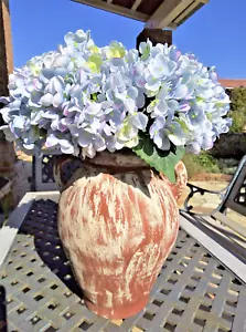 Hortensie Kunstblumen Seidenblumen Blume Shabby Chic blau - Bild 1 von 6