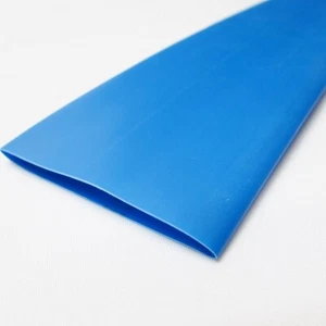 3/4" ID Blue Heat Shrink Tube 2:1 ratio 0.75" (3x8" = 2 ft) inch/feet/to 20mm - Picture 1 of 7