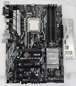 Asus Prime H270M-PLUS Intel H270 HDMI SATA 6Gb/s DDR4 LGA1151 mATX Motherboard - Picture 1 of 4