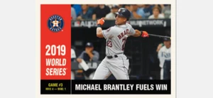 2019 TOPPS TBT 60 WORLD SERIES SET #44 CARD GAME #3 ASTROS MICHAEL BRANTLEY #261 - Picture 1 of 1