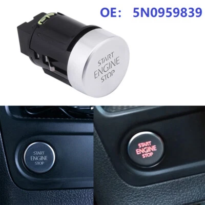 Interruptor de botón de parada de arranque del motor para Volkswagen Tiguan 2008-2016 Sharan 2011-2016 Foto 1 de 4