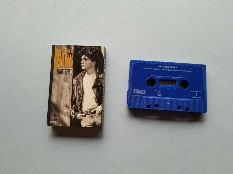 Richard Marx - Satisfied - Cassette (single) Tape  - Image 1 of 1