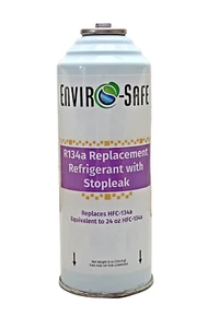R134a Gaz zamienny czynnika chłodniczego + uszczelniacz Klimatyzator z ogranicznikiem wycieków - Made in USA - Zdjęcie 1 z 10