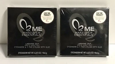 Qty 2 Makeover Essentials Lashing Out Girl’s Night Out Eyeshadow 1 Pair Eyelash - Image 1 of 3