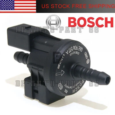 BOSCH EVAP Vapor Canister PURGE Solenoid VALVE 0280142431 For VW AUDI 06E906517A Foto 1 de 4