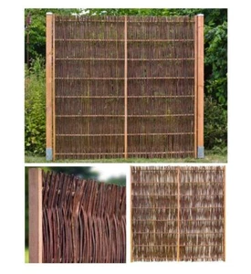 WEIDENPROFI Weidenzaun STANDARD Sichtschutz Gartenzaun Verkleidung Holzzaun - Bild 1 von 10