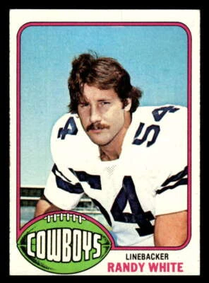 1976 Topps Randy White Rookie Dallas Cowboys #158 EX-MT XX205 - Image 1 of 2