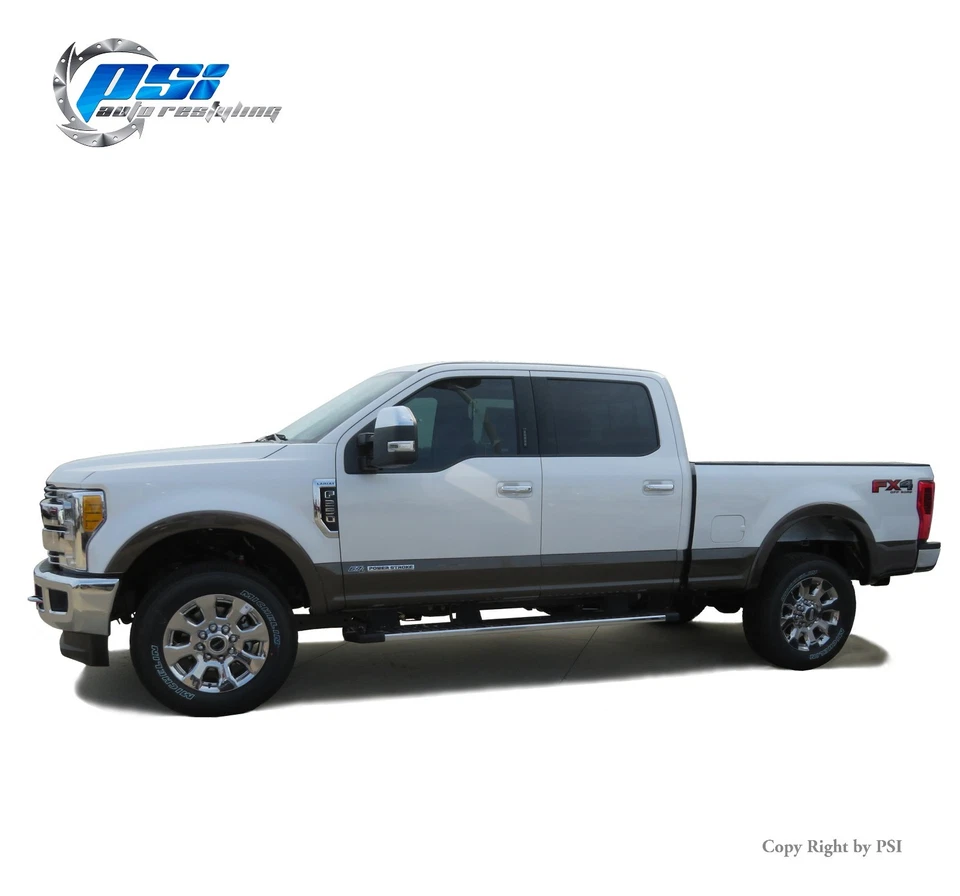 Black Paintable OE Style Fender Flares 17- 20 Ford F-250, F-350 Super Duty  Foto 1 de 3