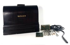 New ListingVintage Working 1935’s Singer Sewing Machine Wood Storage Box Case Accessories