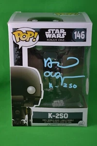 Alan Tudyk SIGNED AUTOGRAPHED Funko Pop! Vinyl: Star Wars - K-2SO #146 VAULTED - Picture 1 of 6