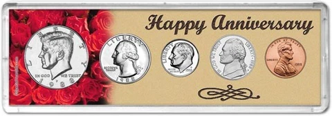 Happy Anniversary Coin Gift Set, 1988 Cover