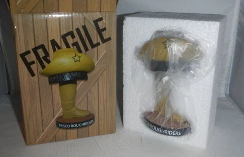 NIB Frisco RoughRiders Christmas in July Fragile Leg Lamp Bobblehead Xmas Story Cover