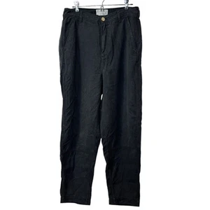 Everlane The Tencel Relaxed Chino Pants Black High Rise Women's 2 NWT Pockets - Picture 1 of 13