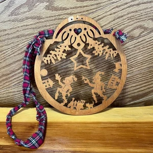 Debbie Cook 1999 Navidad Estrella Elfa Madera Corte Láser 7" Primitivo De Colección  - Imagen 1 de 8