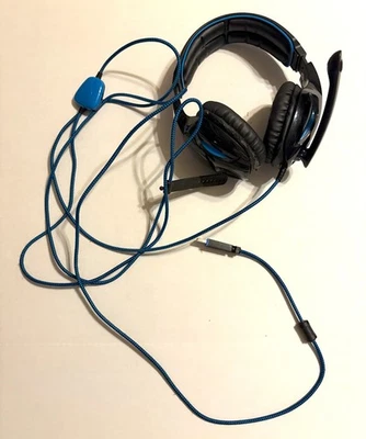 SADES Auriculares SA902 USB Sonido Envolvente PC Auriculares Sobre la Oreja Juegos Azul/Negro Foto 1 de 4