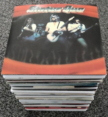 JOB LOT OF 100 X 7" SINGLES - ALL CLASSIC ROCK, PROG. ROCK etc, (ALL LISTED) - Image 1 of 4