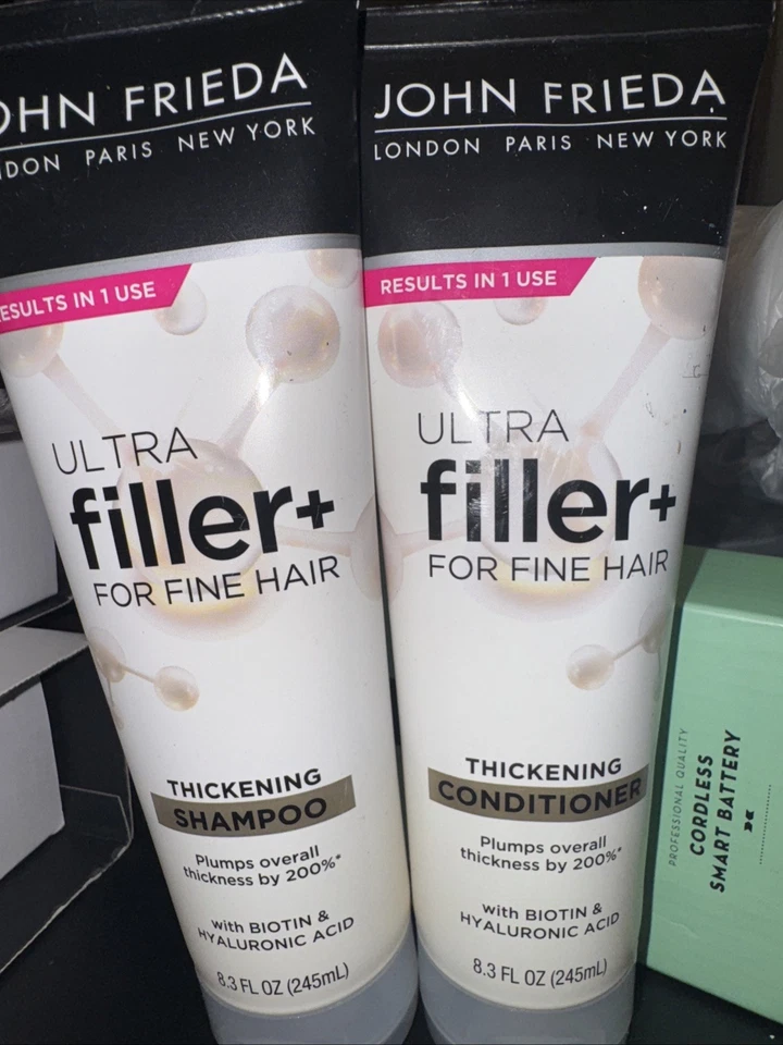 John Frieda ULTRAfiller+ para champú/acondicionadores espesantes de cabello fino 8,3 fl Foto 1 de 1