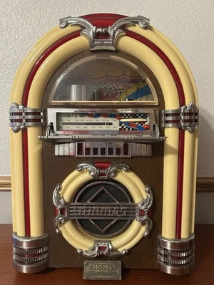 Thomas Collectors Edition CR1 Jukebox AM/FM Radio/Cassette Player-Tested & Works - Image 1 of 4