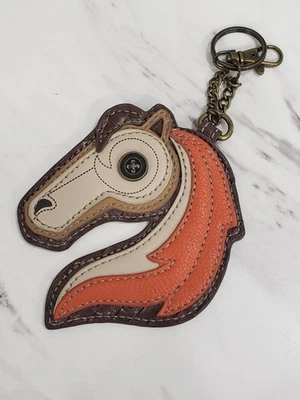 Chala CABALLO Llavero - Llavero Monedero Dije Cuero Ecuestre Foto 1 de 4