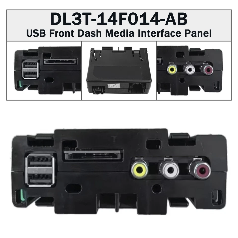 🚘USB Front Dash Media Interface Panel DL3T-14F014-AB for Ford F150 F250 F350 - Image 1 of 4