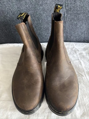 Botas Chelsea’s Doc Martens Marrón Crazy Horse, Nuevas, Para Hombre Talla 10 Foto 1 de 4