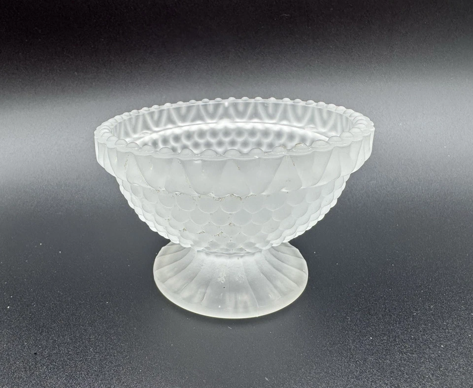 Fairy Lamp Base White Frosted Replacement Base Only Fits Westmoreland Vintage - Image 1 of 4