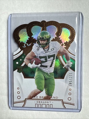 2020 Chronicles Draft Picks Crown Royale Jake Breeland Mirror Holo /149 Rookie - Image 1 of 3
