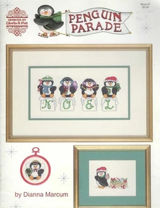 Pinguinparade ~ Gloria & Pat Dianna Marcum Kreuzstichmusterbuch 87 - Bild 1 von 2