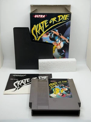 Skate or Die (Nintendo NES, 1988) CIB con manual probado funcionando - ¡Ver fotos! Foto 1 de 4