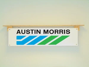 Austin Morris Banner Auto Garage Oldtimer Werkstatt PVC Schild Wand Display - Bild 1 von 1