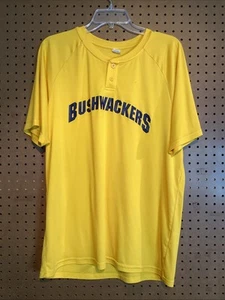 Camiseta deportiva estilo béisbol para hombre SportTek talla L grande Bushwhackers amarilla - Imagen 1 de 8