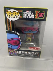 Funko Pop! Vinyl: Marvel - Captain America (Black Light) - Target (Exclusive)... - Picture 1 of 10