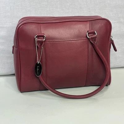 Bolso Cartera Talbots Cuero Genuino Rojo Estructurado Cartera de Hombro Clásico Usado en Excelente Condición Foto 1 de 4
