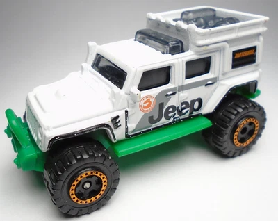 2012 MATCHBOX MBX EXPLORERS JEEP WRANGLER SUPERLIFT БЕЛЫЙ ЛИТОЙ ГРУЗОВИК 2 7/8 ДЮЙМА - Изображение 1 из 4