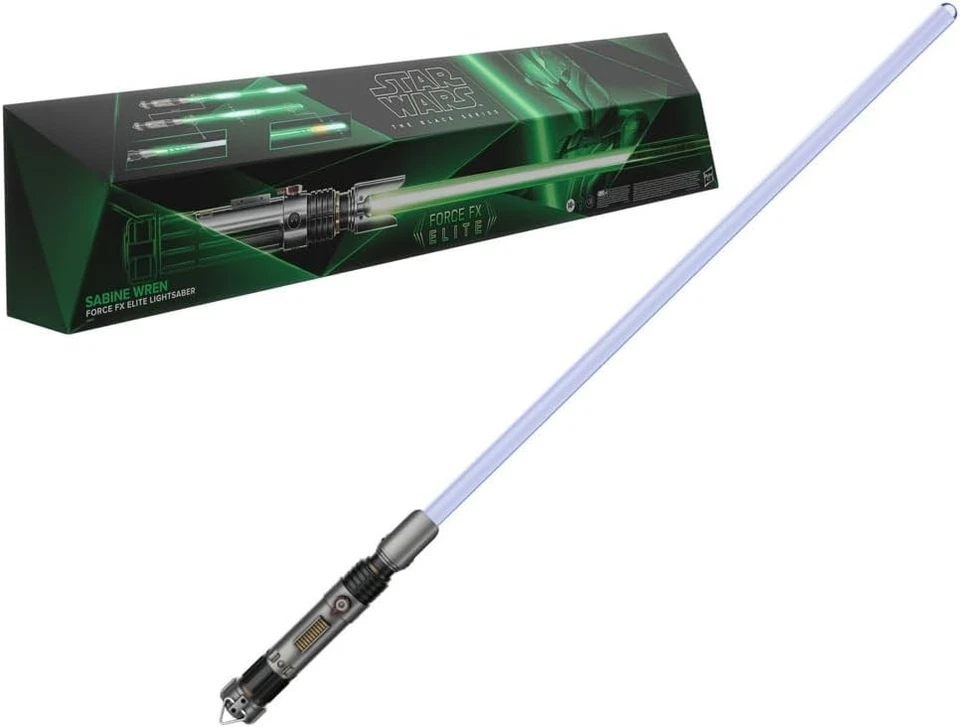 Star Wars The Black Series, Sabre Laser électronique Force FX Elite de Sabine - Photo 1/4
