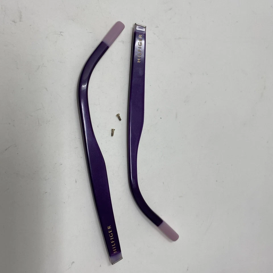 TOMMY HILFIGER EYEWEAR TH 1190 BOB PURPLE 140mm TEMPLE ARM PARTS W/ SCREWS  106K - Image 1 of 4