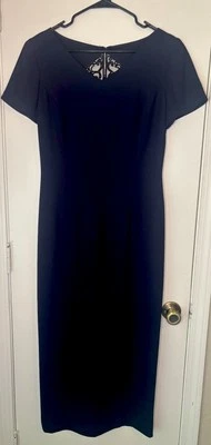 Vestido de Noche Formal Jackie O’ De Colección Maggy London Open-Net Talla 6 Foto 1 de 4