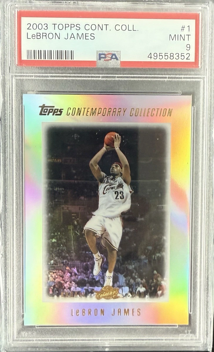 Topps LeBron James 9 Graded Basketball Sports Trading Cards