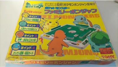 Pokemon Family Ponjang 1st First Edition Japanese Version Board Game Set Mahjong - Image 1 of 4