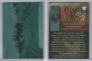 1996 Mort Kunstler, Civil War, #3 Confederate Winter, General Richard Taylor - Picture 1 of 1