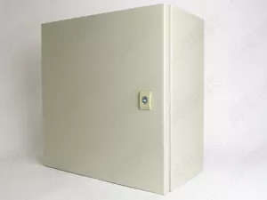 Gabinete de montaje en pared para 4 controladores 16x16x8", calibre 16, envío gratuito a EE. UU. - Imagen 1 de 4
