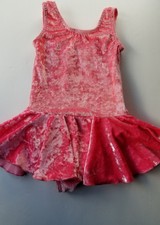 New listing
Duck Crossing Velour Ice Skating Dress Pink Sparkle Child Medium Small Foily