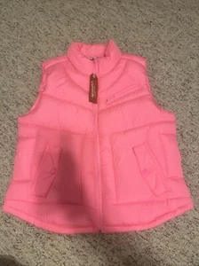 Arizona Jeans Damas Mujeres Juniors Chaleco Puffer Rosa, Talla Grande (Funciona Pequeño) - Imagen 1 de 7